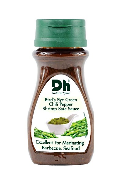 Salsa satay con green chilli e gamberetti - Dh Foods 100g.